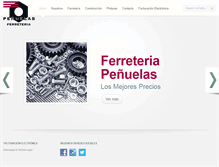 Tablet Screenshot of ferreteriapenuelas.com